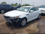 2015 Kia Optima Lx White vin: 5XXGM4A75FG437814