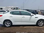 2015 Kia Optima Lx White vin: 5XXGM4A75FG437814