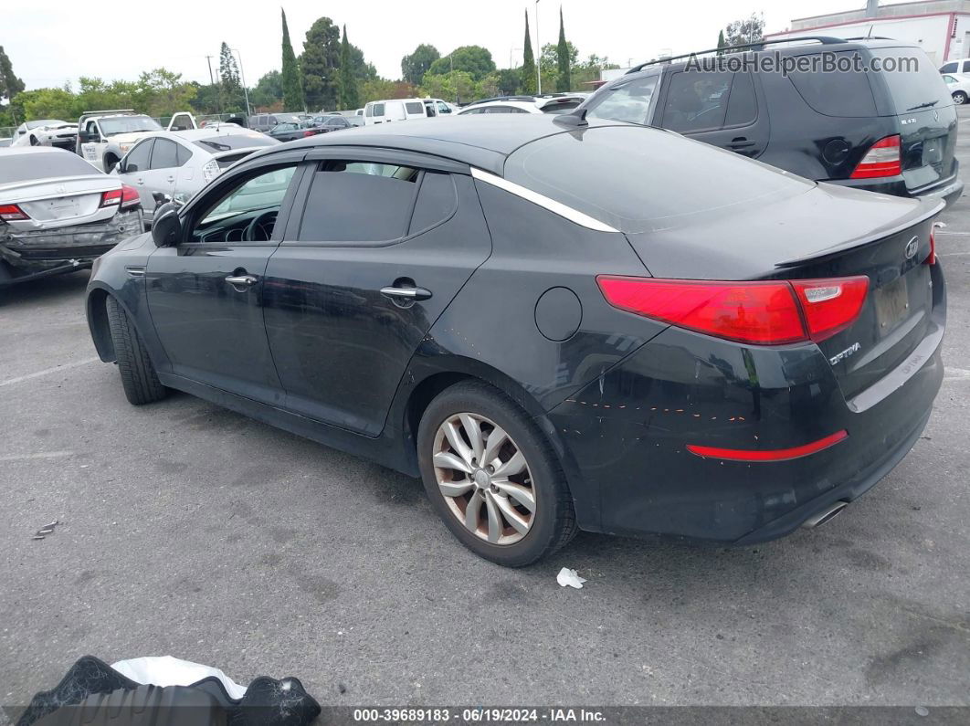 2015 Kia Optima Lx Черный vin: 5XXGM4A75FG451728