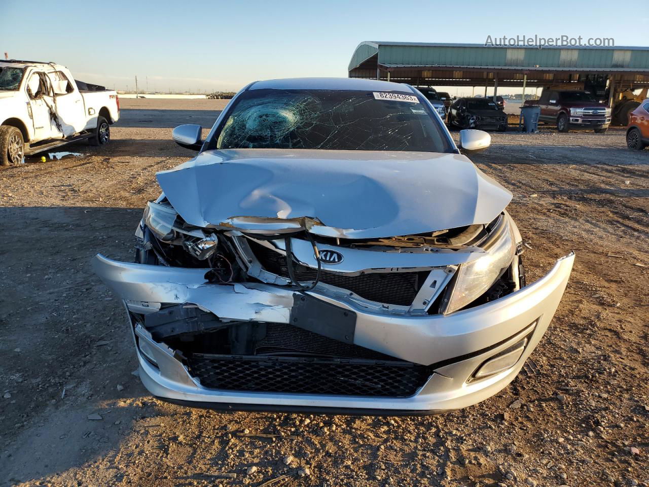 2015 Kia Optima Lx Silver vin: 5XXGM4A75FG473678