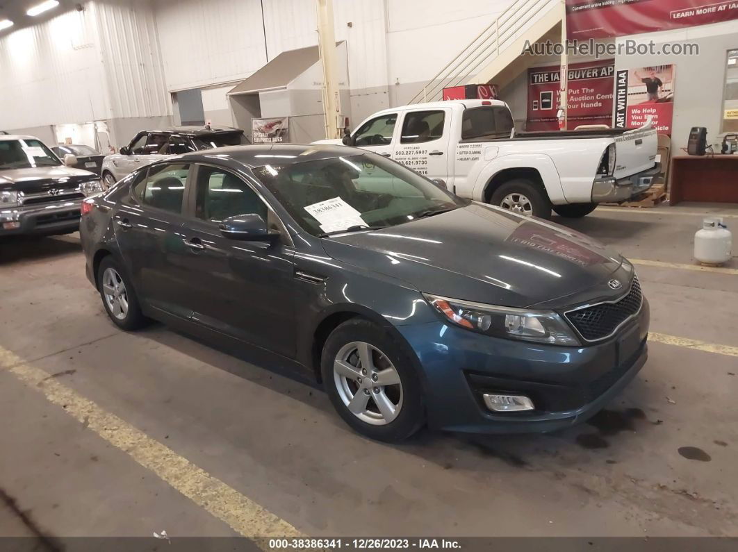 2015 Kia Optima Lx Blue vin: 5XXGM4A75FG484681