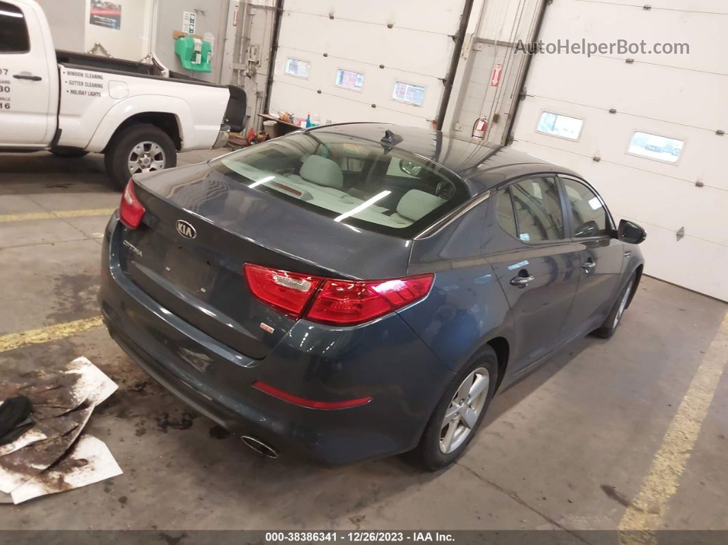 2015 Kia Optima Lx Blue vin: 5XXGM4A75FG484681