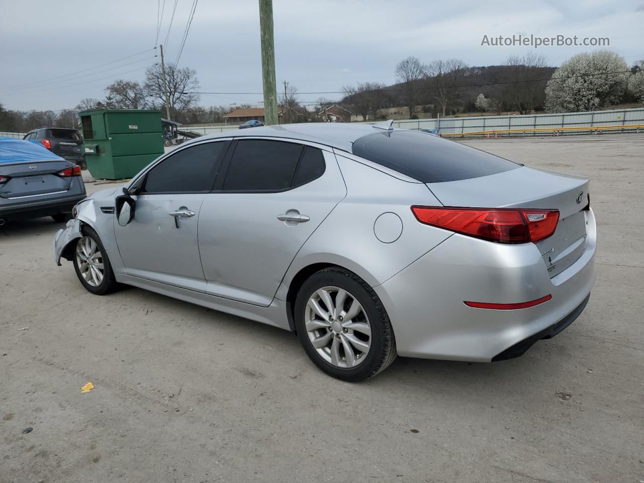 2015 Kia Optima Lx Gray vin: 5XXGM4A75FG498189