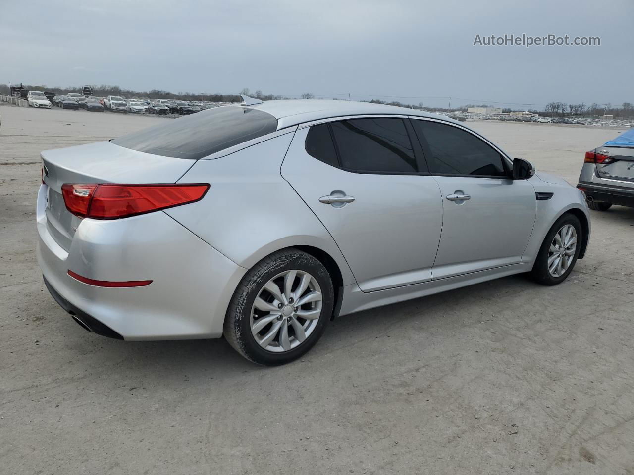 2015 Kia Optima Lx Gray vin: 5XXGM4A75FG498189