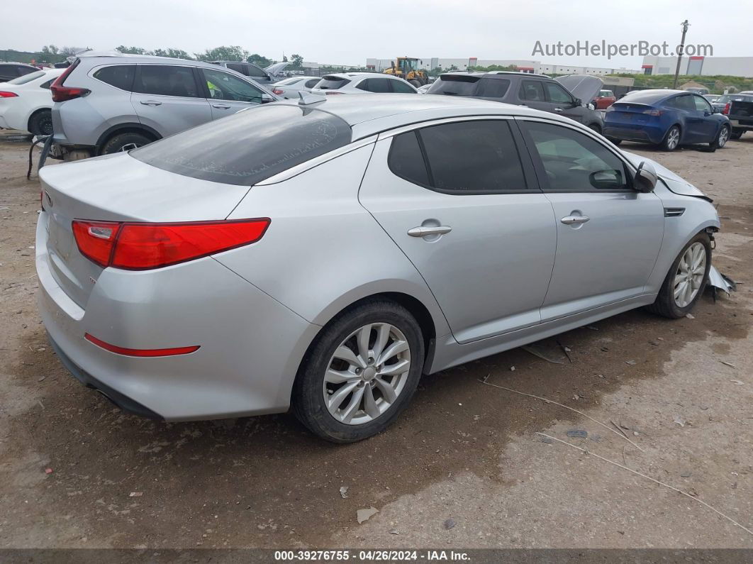 2015 Kia Optima Lx Silver vin: 5XXGM4A75FG500961