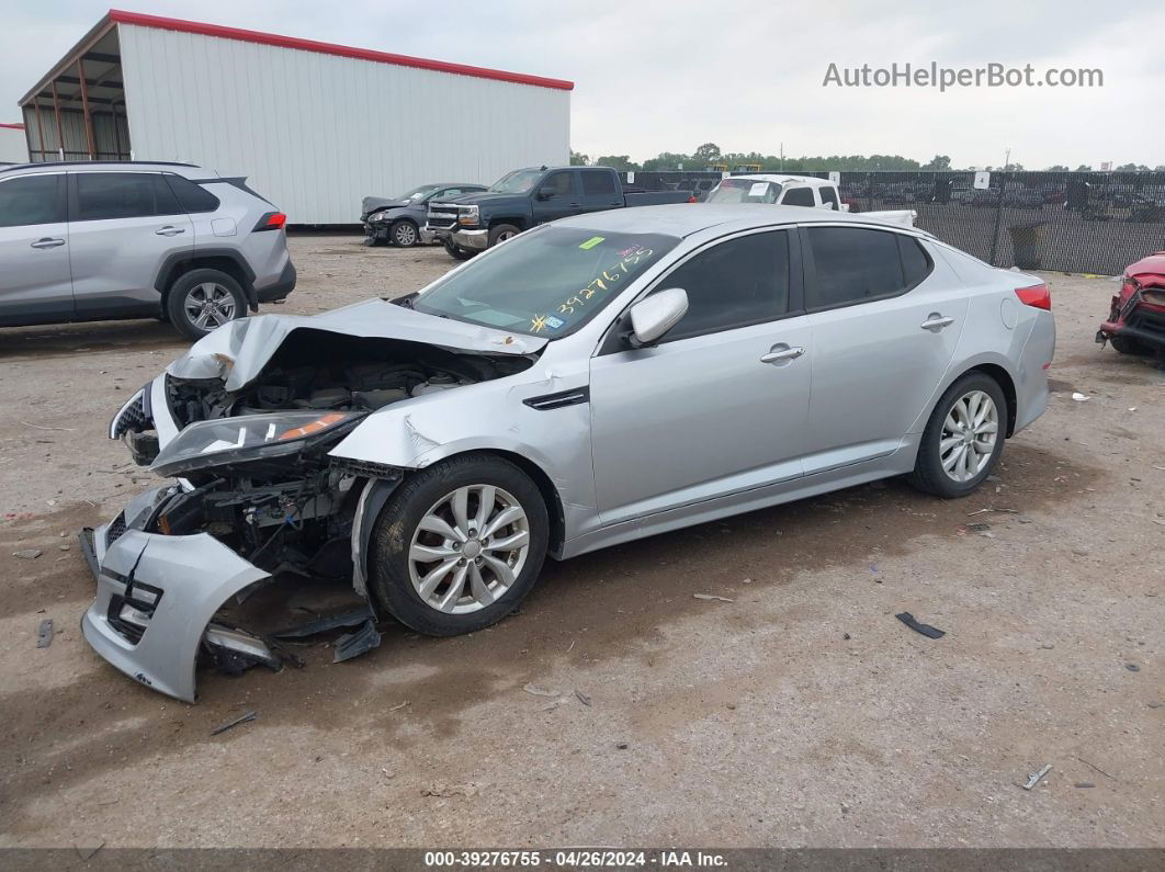 2015 Kia Optima Lx Silver vin: 5XXGM4A75FG500961