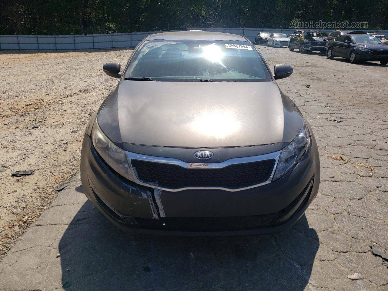 2013 Kia Optima Lx Charcoal vin: 5XXGM4A76DG158398
