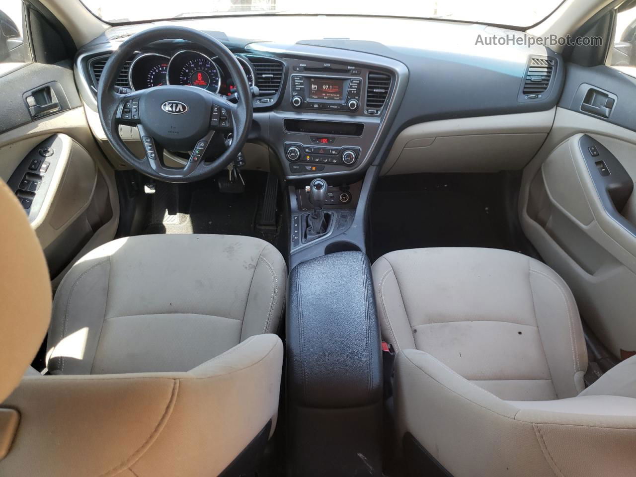 2013 Kia Optima Lx Charcoal vin: 5XXGM4A76DG158398