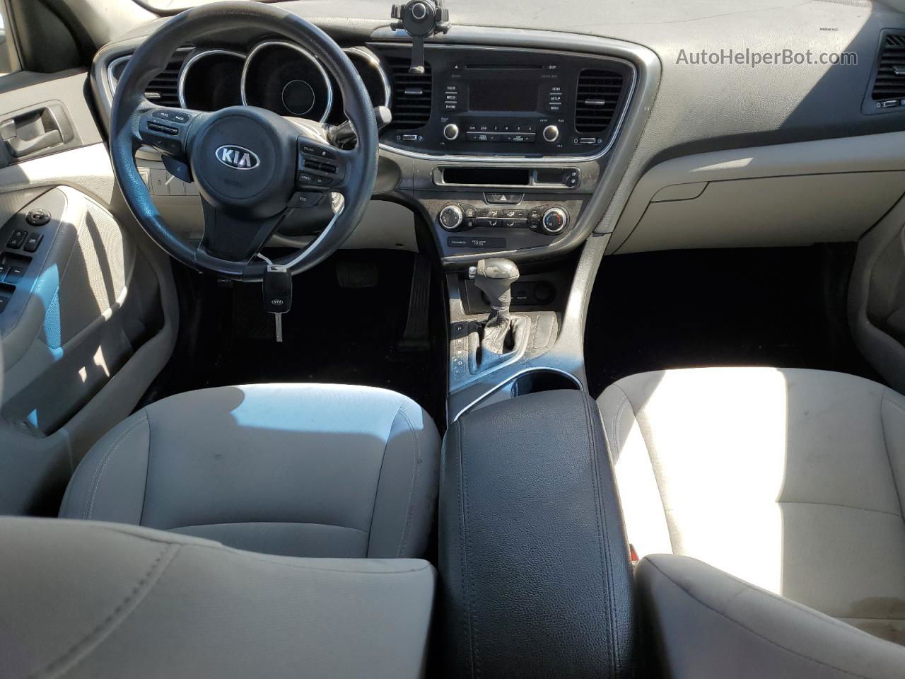 2014 Kia Optima Lx Белый vin: 5XXGM4A76EG261564