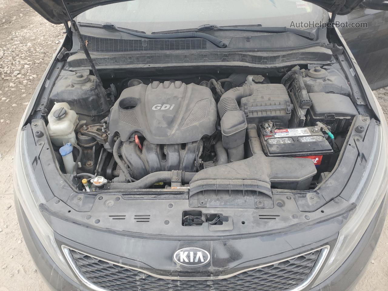 2014 Kia Optima Lx Черный vin: 5XXGM4A76EG262696