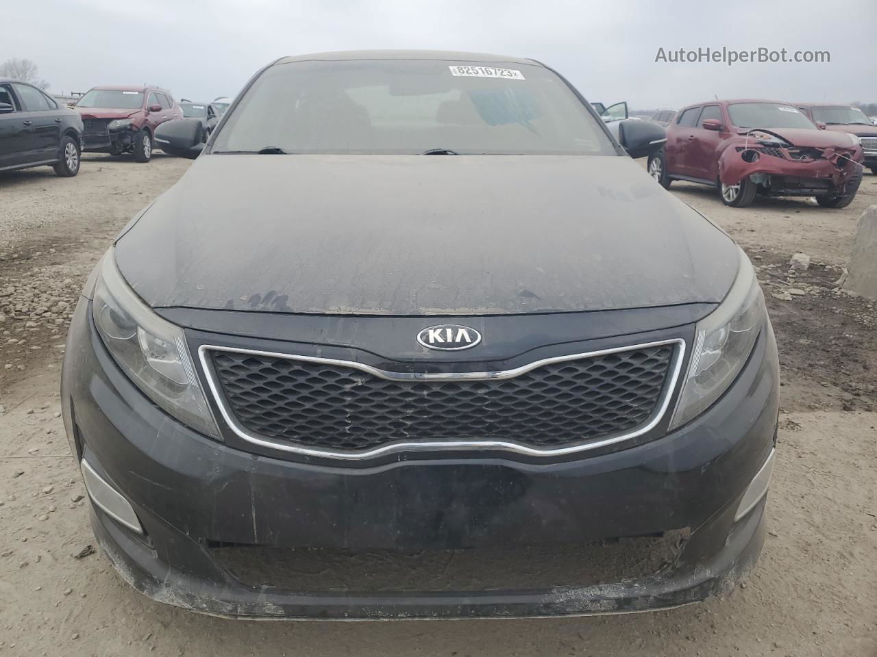 2014 Kia Optima Lx Черный vin: 5XXGM4A76EG262696