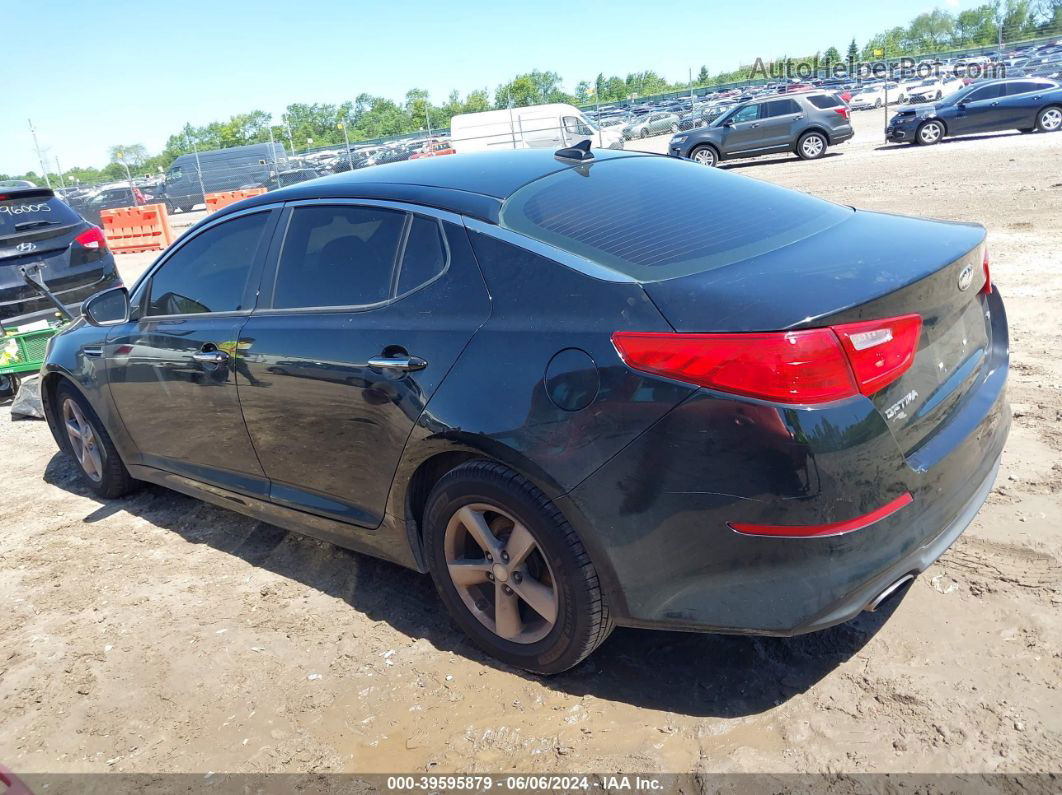 2014 Kia Optima Lx Black vin: 5XXGM4A76EG264190