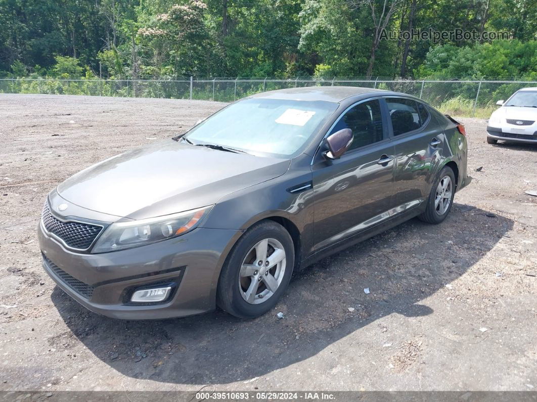 2014 Kia Optima Lx Tan vin: 5XXGM4A76EG276923