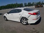 2014 Kia Optima Lx White vin: 5XXGM4A76EG279238