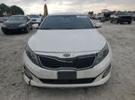 2014 Kia Optima Lx White vin: 5XXGM4A76EG280325