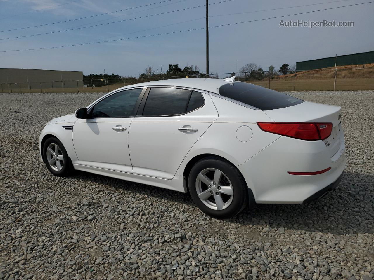 2014 Kia Optima Lx Белый vin: 5XXGM4A76EG285167