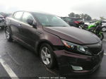 2014 Kia Optima Lx Бордовый vin: 5XXGM4A76EG300184