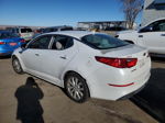 2014 Kia Optima Lx White vin: 5XXGM4A76EG314165