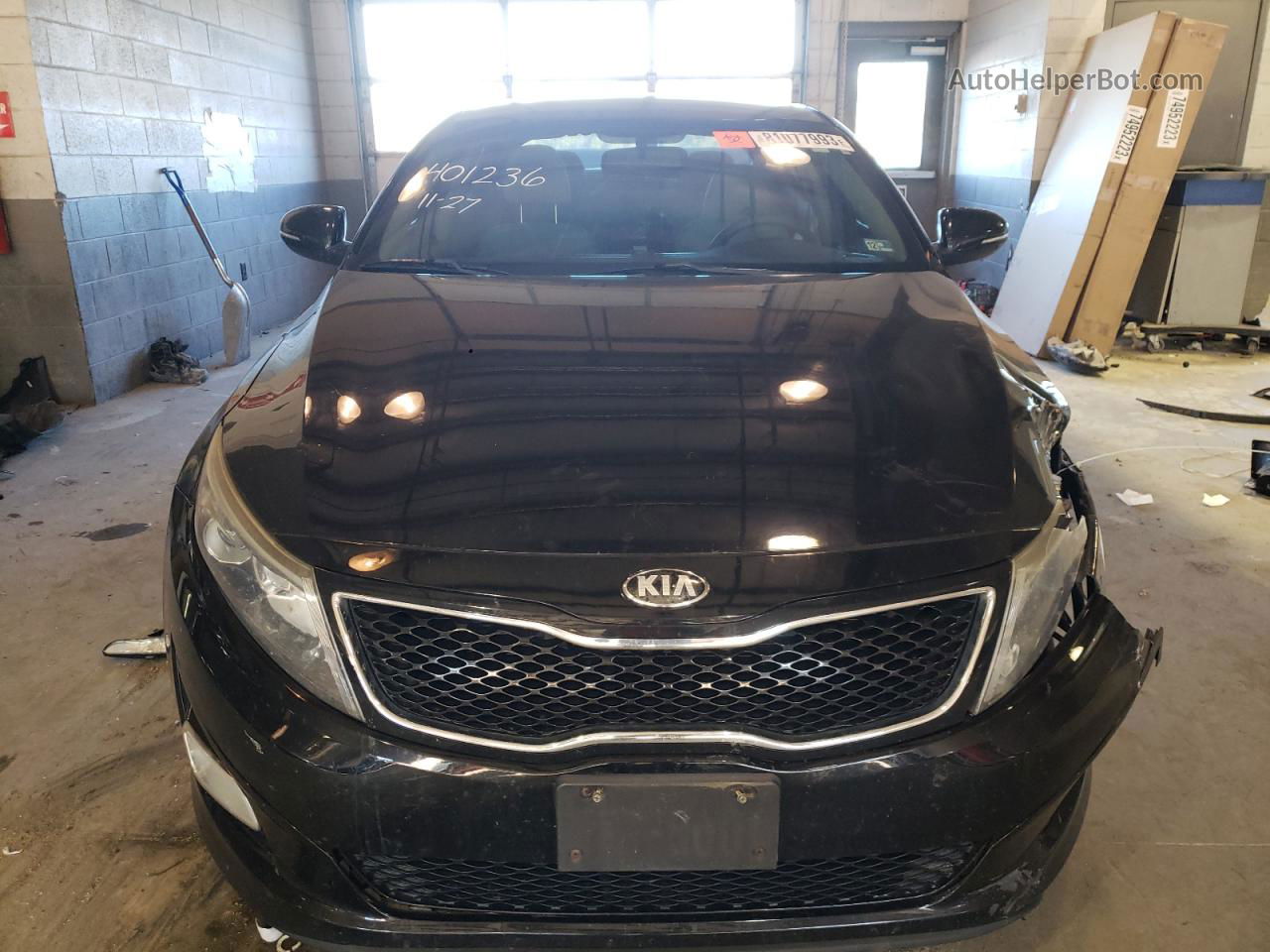 2014 Kia Optima Lx Черный vin: 5XXGM4A76EG316160