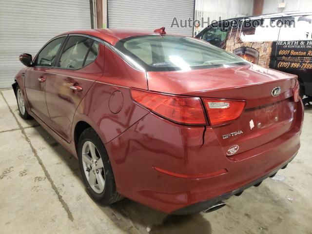 2014 Kia Optima Lx Красный vin: 5XXGM4A76EG325134