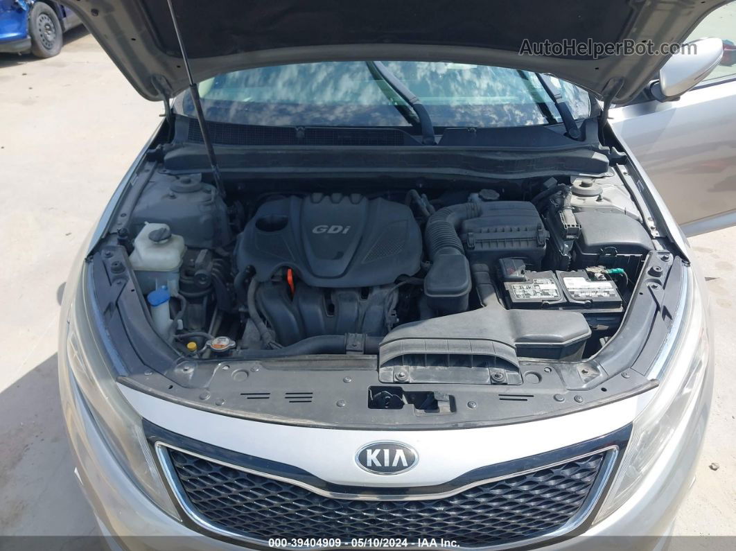 2014 Kia Optima Lx Серебряный vin: 5XXGM4A76EG333508