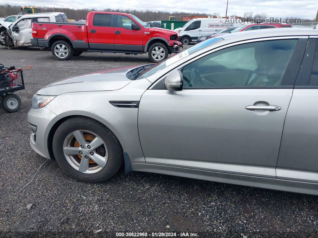 2014 Kia Optima Lx Silver vin: 5XXGM4A76EG341950