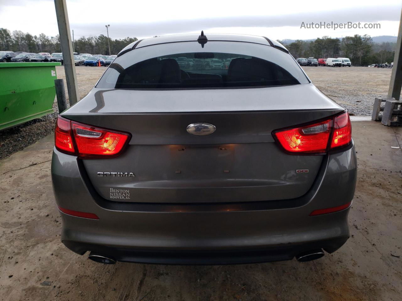 2014 Kia Optima Lx Gray vin: 5XXGM4A76EG342547