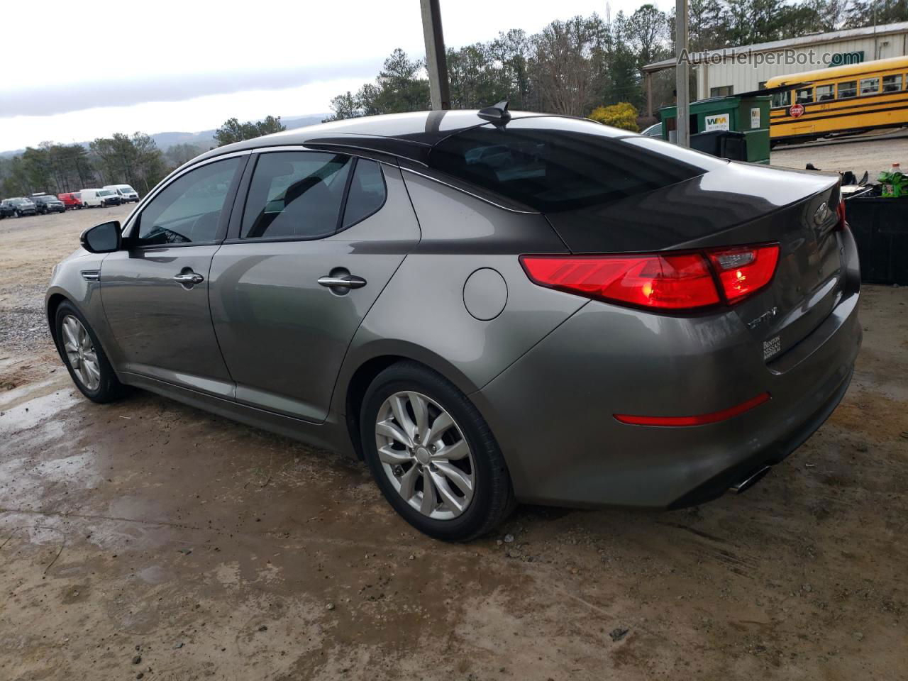 2014 Kia Optima Lx Gray vin: 5XXGM4A76EG342547