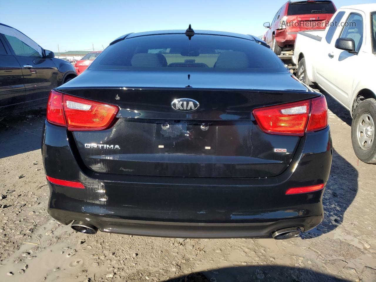 2014 Kia Optima Lx Черный vin: 5XXGM4A76EG345657