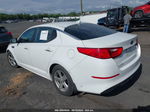 2015 Kia Optima Lx White vin: 5XXGM4A76FG388946