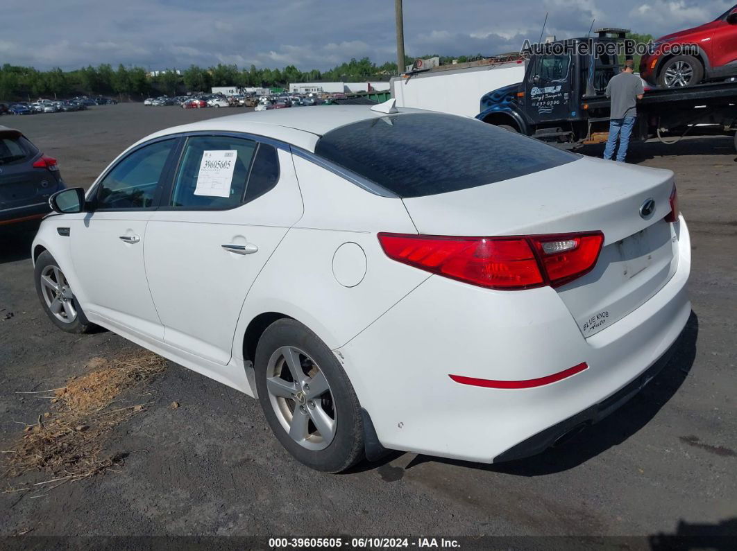 2015 Kia Optima Lx Белый vin: 5XXGM4A76FG388946