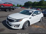 2015 Kia Optima Lx White vin: 5XXGM4A76FG388946