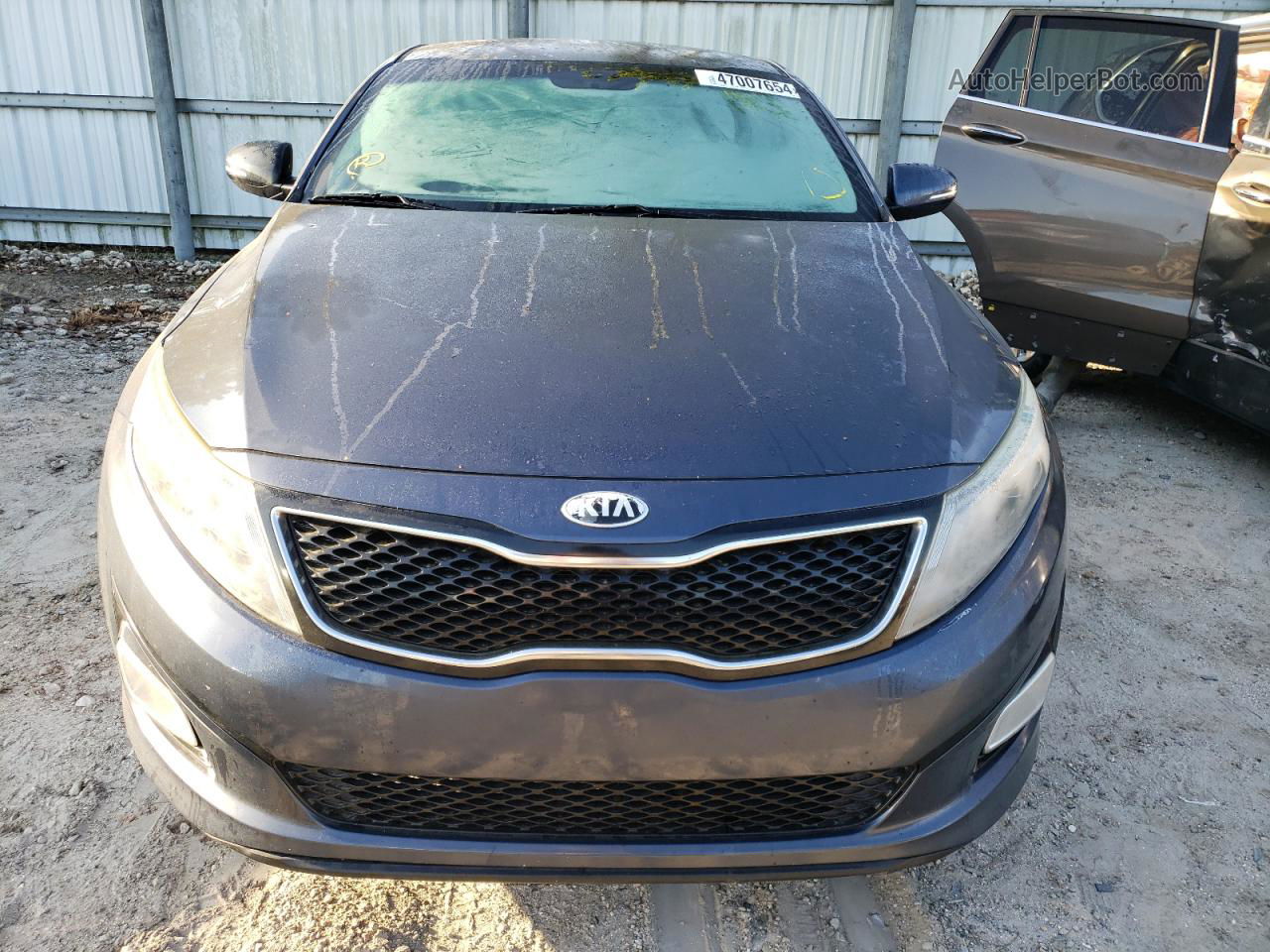 2015 Kia Optima Lx Gray vin: 5XXGM4A76FG417958