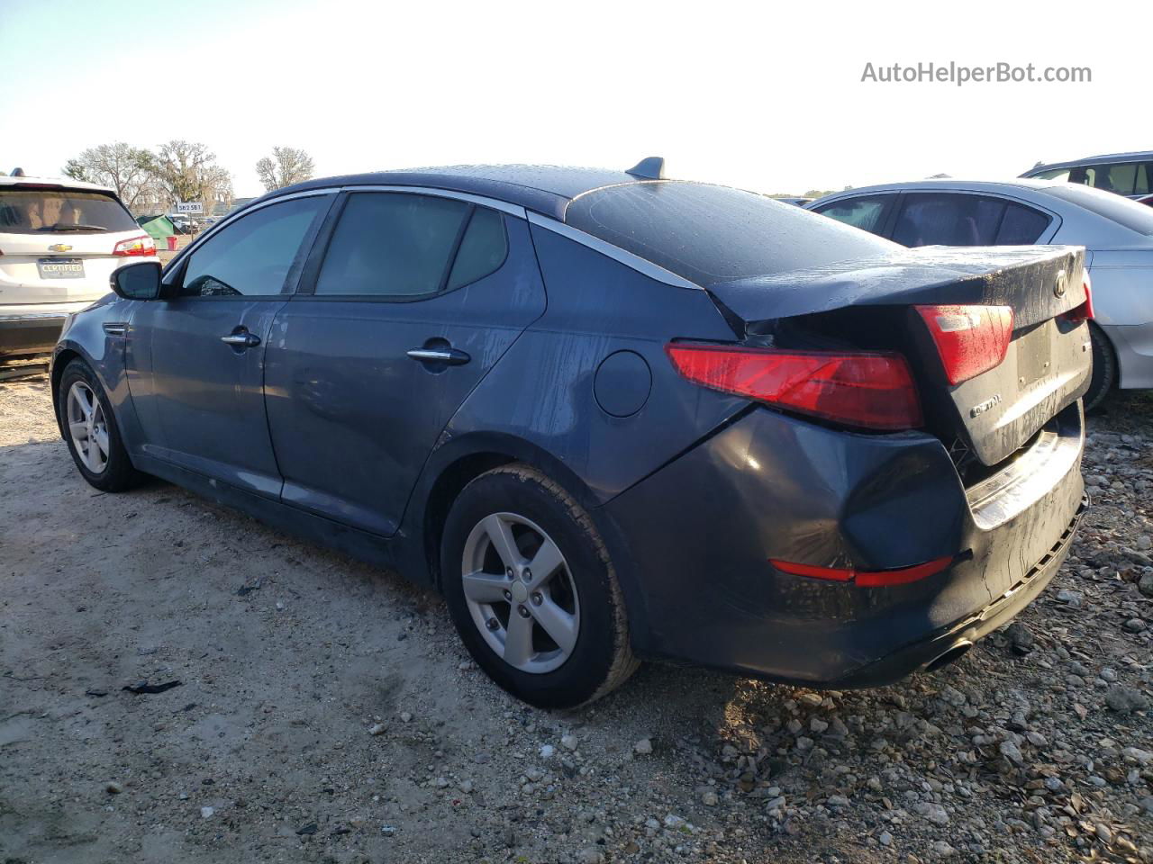 2015 Kia Optima Lx Gray vin: 5XXGM4A76FG417958