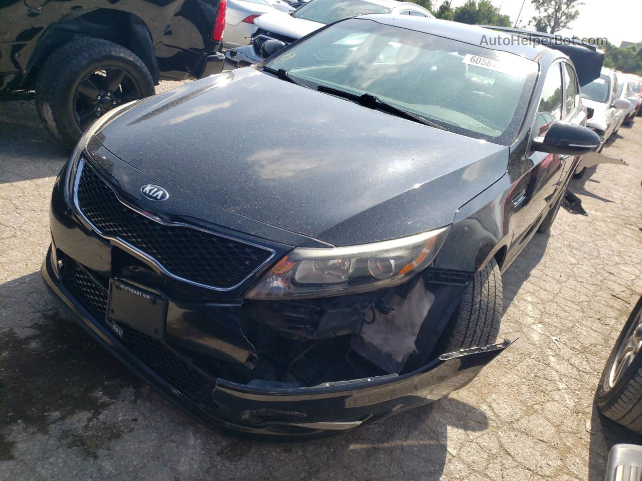 2015 Kia Optima Lx Black vin: 5XXGM4A76FG431469