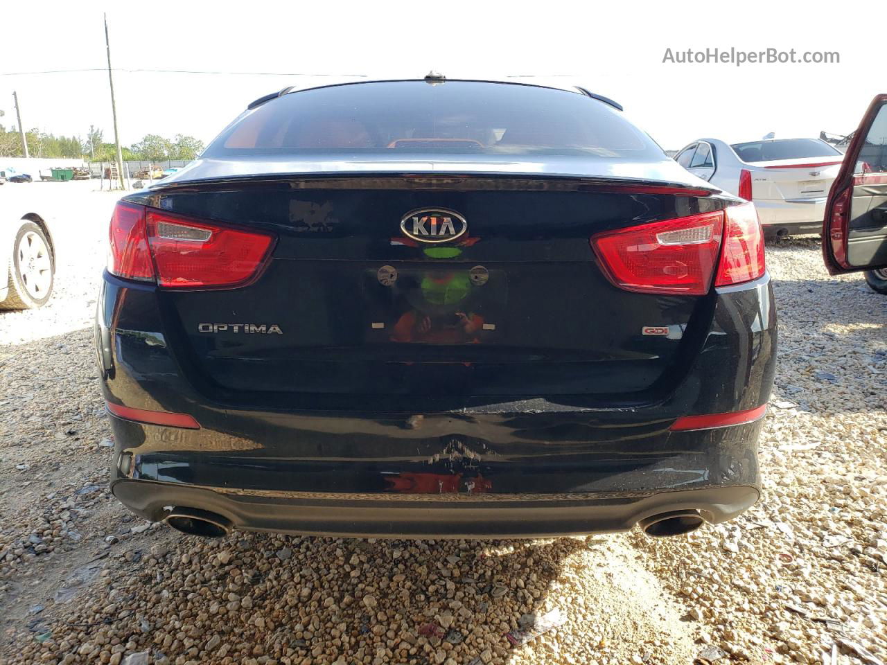 2015 Kia Optima Lx Черный vin: 5XXGM4A76FG448353