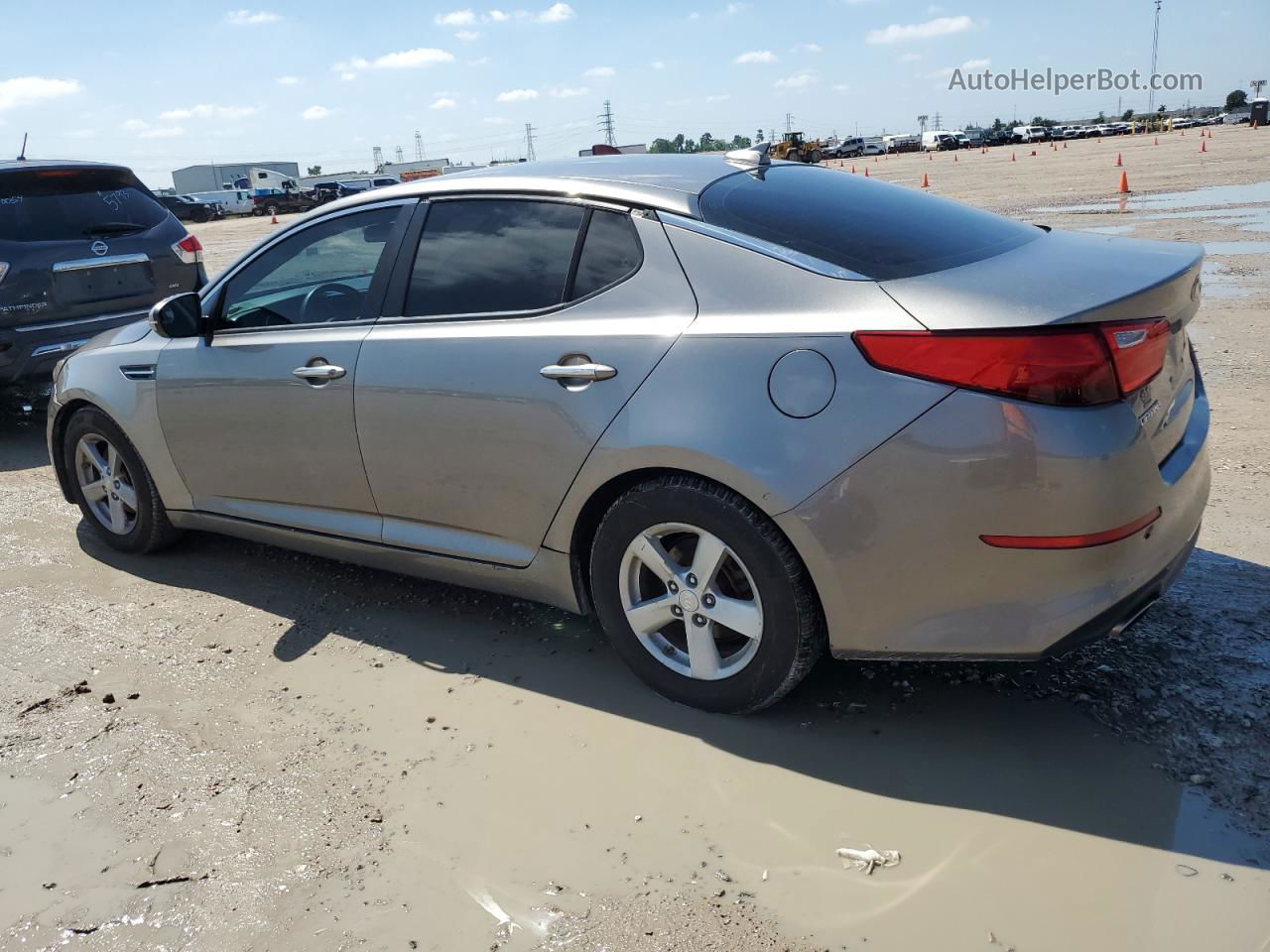 2015 Kia Optima Lx Gray vin: 5XXGM4A76FG456162