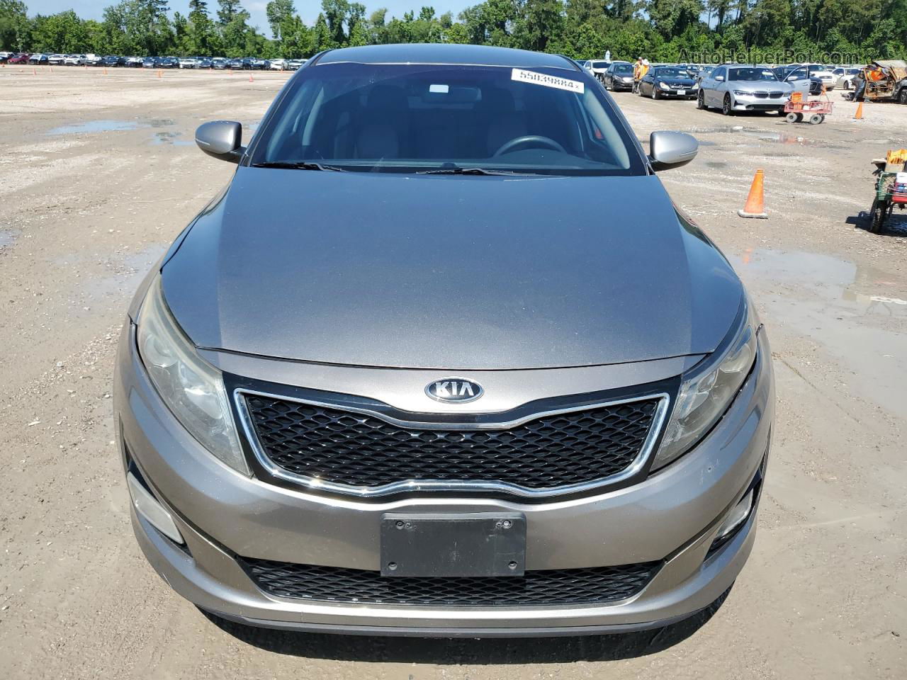 2015 Kia Optima Lx Gray vin: 5XXGM4A76FG456162