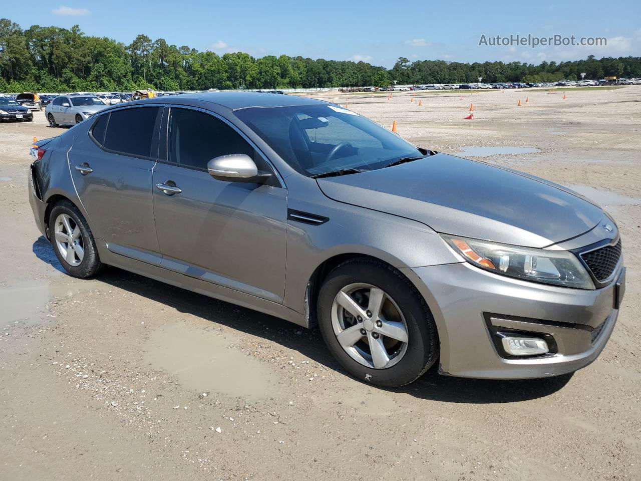 2015 Kia Optima Lx Серый vin: 5XXGM4A76FG456162