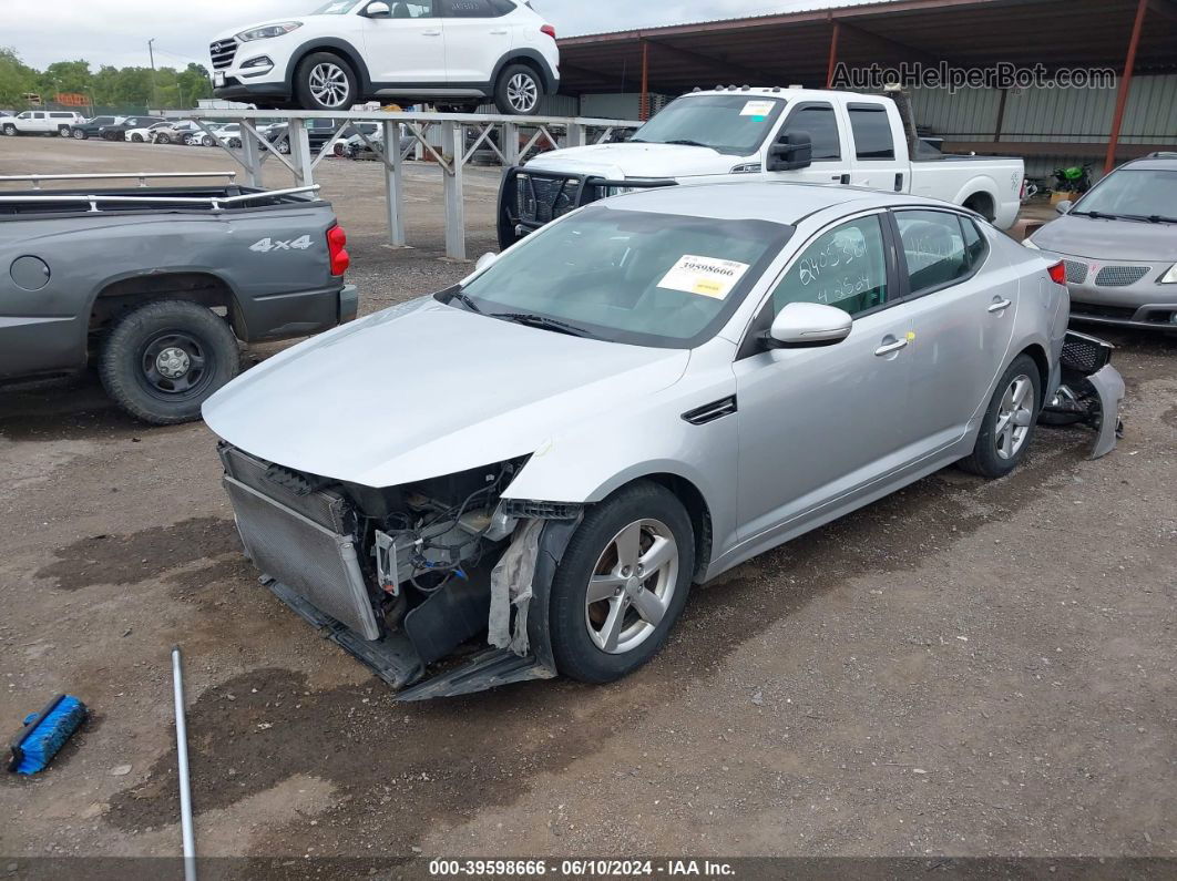 2015 Kia Optima Lx Silver vin: 5XXGM4A76FG469235