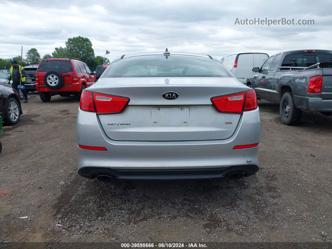 2015 Kia Optima Lx Silver vin: 5XXGM4A76FG469235