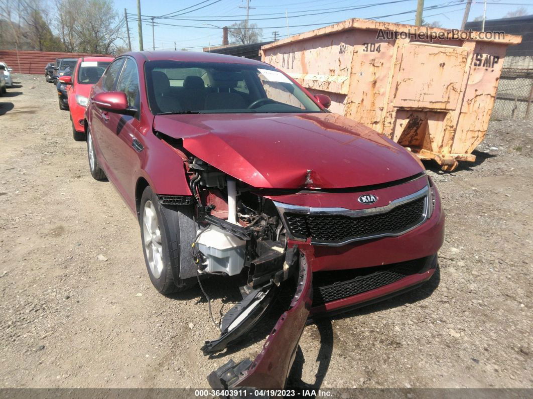 2013 Kia Optima Lx Красный vin: 5XXGM4A77DG116063