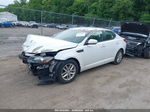 2013 Kia Optima Lx White vin: 5XXGM4A77DG236865