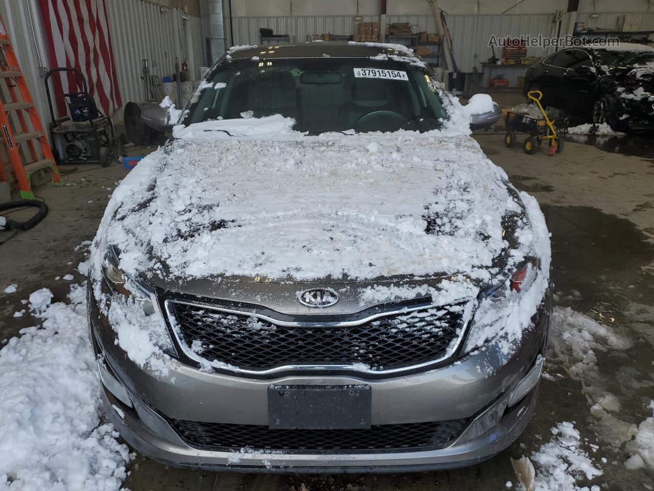 2014 Kia Optima Lx Серый vin: 5XXGM4A77EG269690