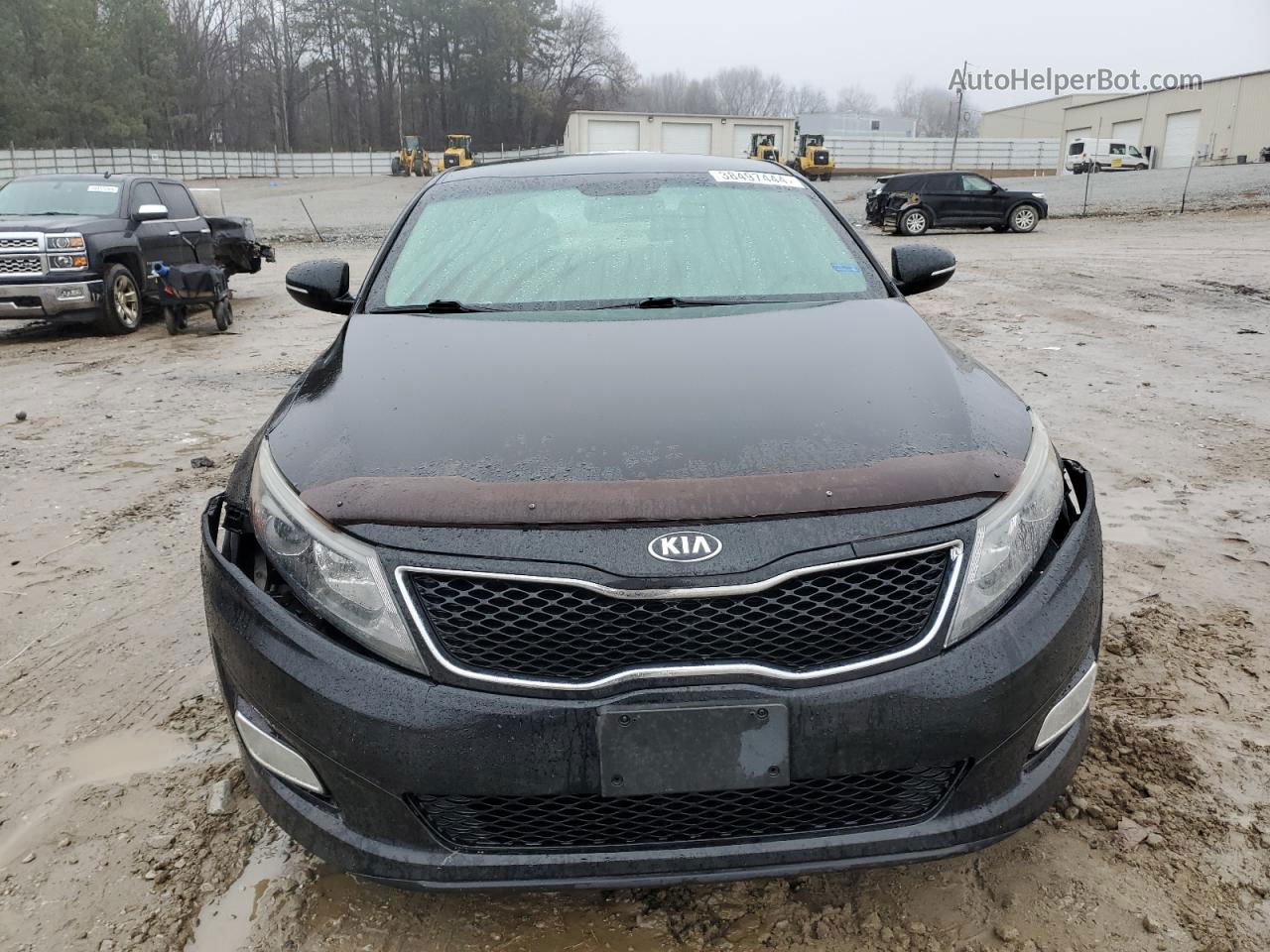 2014 Kia Optima Lx Black vin: 5XXGM4A77EG271553