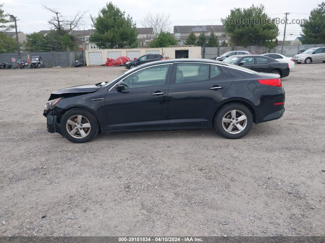 2014 Kia Optima Lx Black vin: 5XXGM4A77EG296856