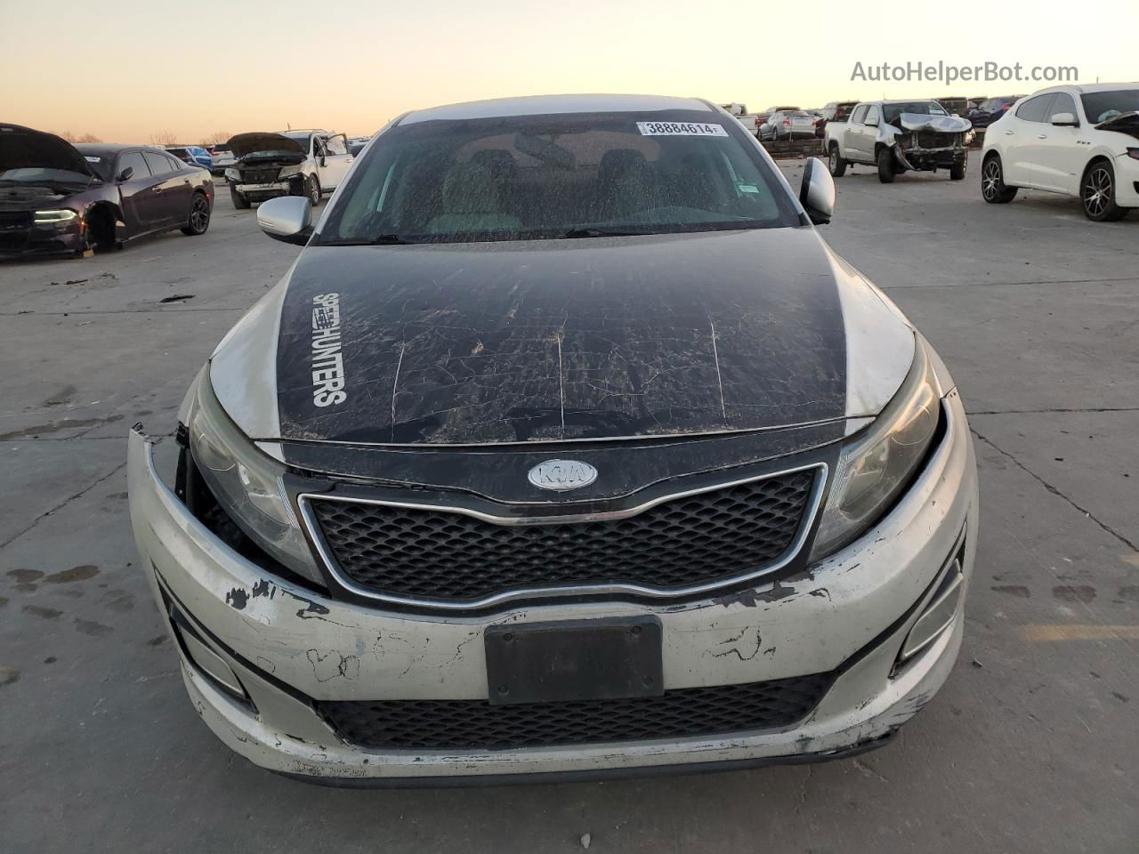 2014 Kia Optima Lx Silver vin: 5XXGM4A77EG297201