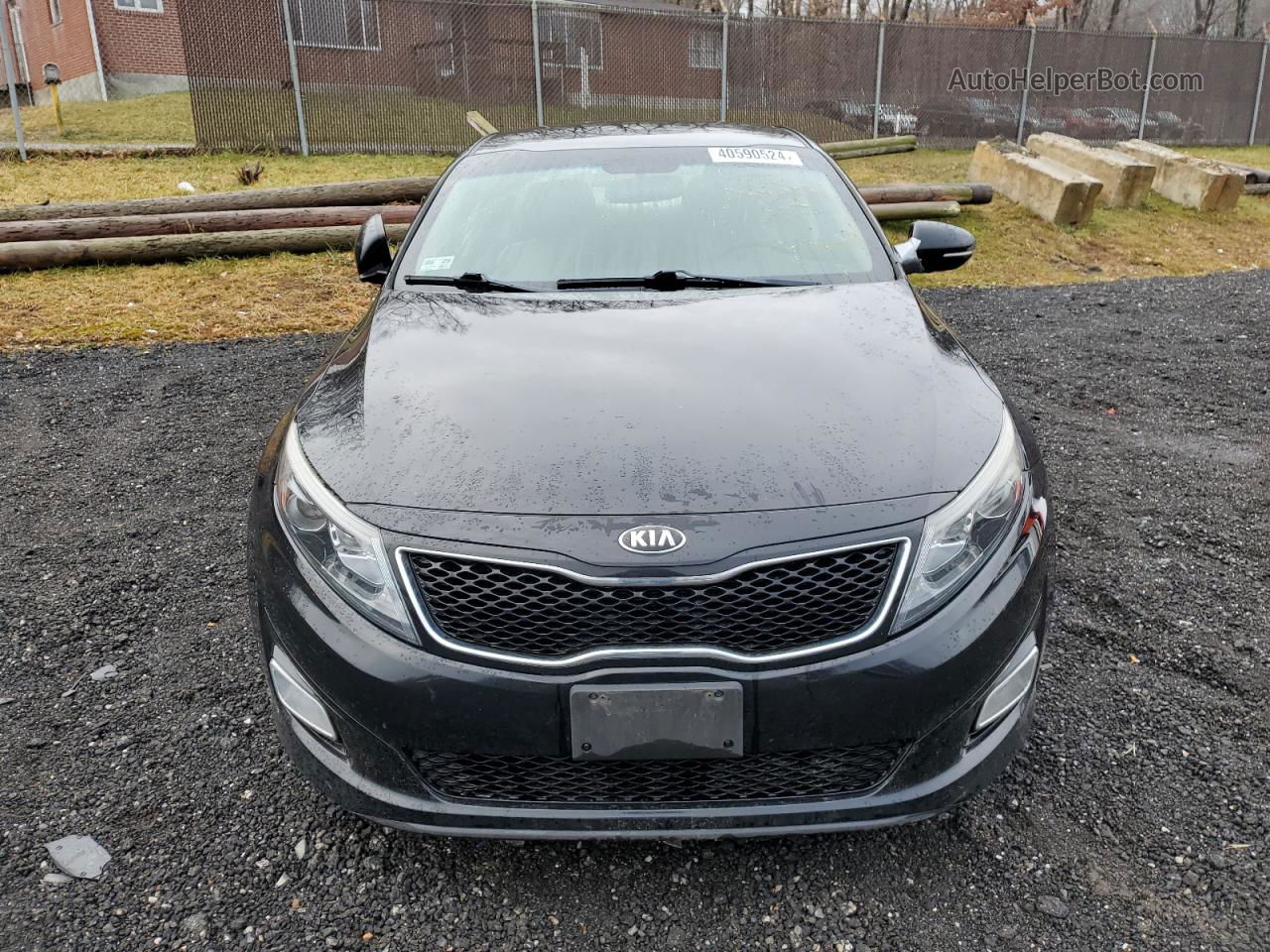 2014 Kia Optima Lx Black vin: 5XXGM4A77EG298378