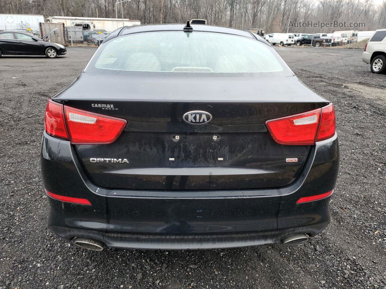 2014 Kia Optima Lx Черный vin: 5XXGM4A77EG298378