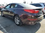 2014 Kia Optima Lx Burgundy vin: 5XXGM4A77EG302400